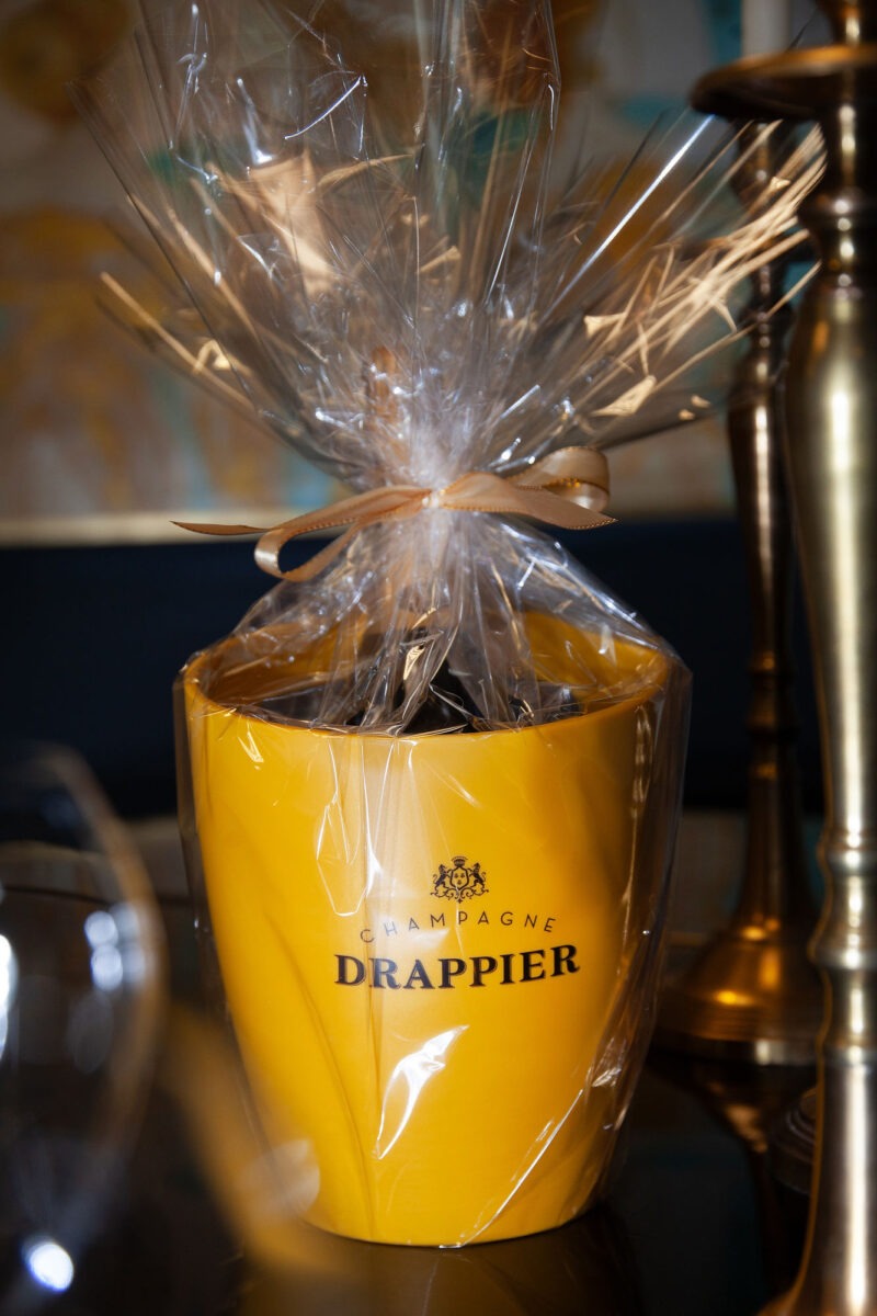Kinkekomplekt Drappier Carte d'Or ja kollane küüler